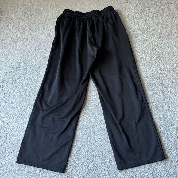 NEW Adidas Pants Mens Extra Large Black Sweat‎ Joggers Aeroready Athletic Fleece - Picture 2 of 16